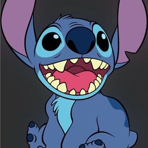 Blue Cartoon Character